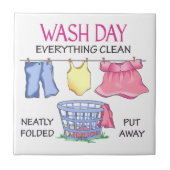 洗濯日 タイル (正面)