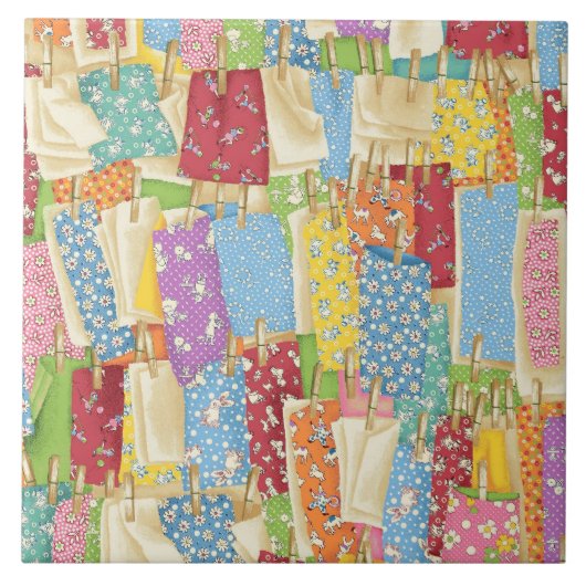 洗濯日 タイル (正面)