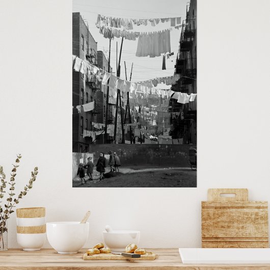 洗濯日 – ブロンクス1936 ポスター (キッチン)