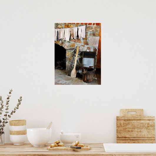 洗濯日 ポスター (キッチン)