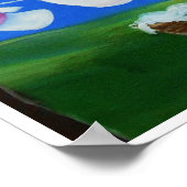 洗濯日 ポスター (角)