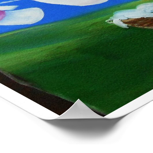 洗濯日 ポスター (角)