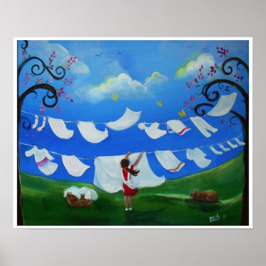 洗濯日 ポスター (正面)