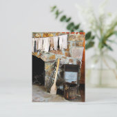 洗濯日 ポストカード (スタンド正面)