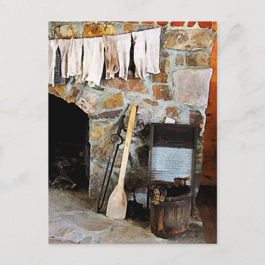 洗濯日 ポストカード (正面)