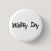 洗濯日 缶バッジ (正面)