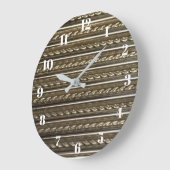 洗濯板ランドリー室 ラージ壁時計 (傾斜)