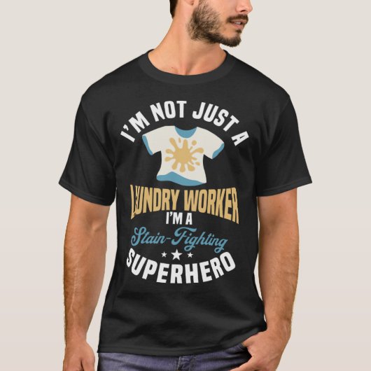 洗濯業素晴らし者引用文 Tシャツ (正面)