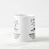 洗濯機の修理プロモーション コーヒーマグカップ (中央)