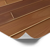 洗濯機の前に立っている小さな女の子 ポスター (角)