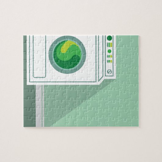 洗濯機の洗濯室 ジグソーパズル (横)