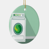 洗濯機の洗濯室 セラミックオーナメント (右)