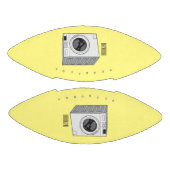 洗濯機の漫画イラストレーション アメリカンフットボール (パネル)