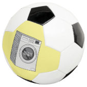 洗濯機の漫画イラストレーション サッカーボール (3/4)