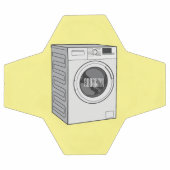 洗濯機の漫画イラストレーション サッカーボール (フラット)