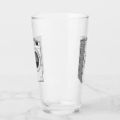 洗濯機の漫画イラストレーション タンブラーグラス (左)