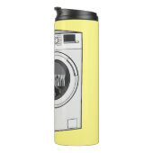 洗濯機の漫画イラストレーション タンブラー (回転右)