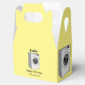 洗濯機の漫画イラストレーション フェイバーボックス (オープン)