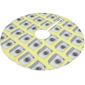 洗濯機の漫画イラストレーション ブラッシュドポリエステルツリースカート (アングル)