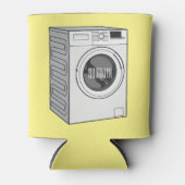 洗濯機の漫画イラストレーション 缶クーラー (正面)