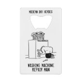 洗濯機修理業者 クレジットカード栓抜き (正面)