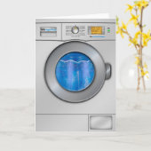 洗濯機 カード (黄色い花)