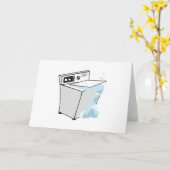 洗濯機 カード (黄色い花)