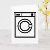 洗濯機 カード (黄色い花)