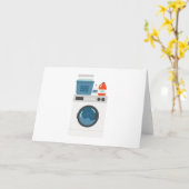 洗濯機 カード (黄色い花)