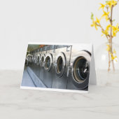 洗濯機 カード (黄色い花)