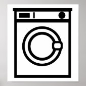 洗濯機 ポスター (正面)