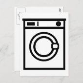 洗濯機 ポストカード (正面/裏面)