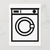 洗濯機 ポストカード (正面)