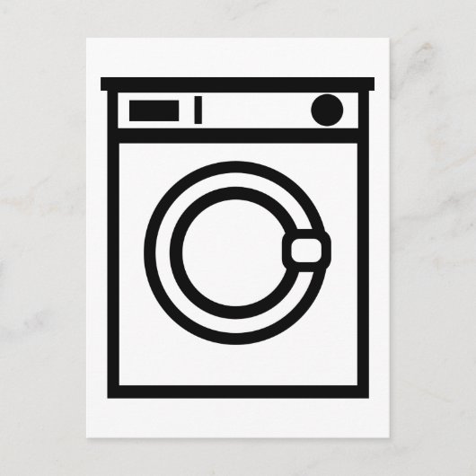 洗濯機 ポストカード (正面)