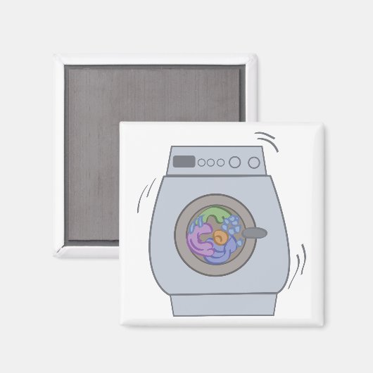 洗濯機 マグネット (正面/裏面)