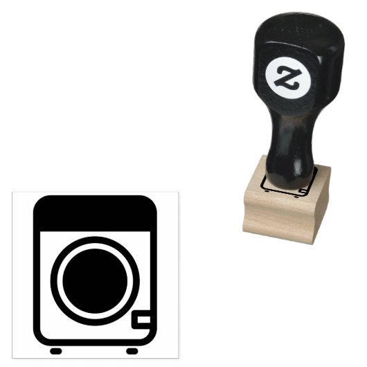 洗濯機 ラバースタンプ (押印)