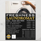 洗濯機、ランドリー広告マ、洗濯物 チラシ (正面)