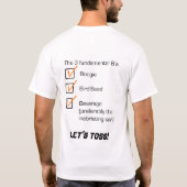 洗濯機、示されているデラックスなモデル Tシャツ (裏面)