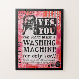 洗濯機 – Vintage おもしろい Ad ジグソーパズル