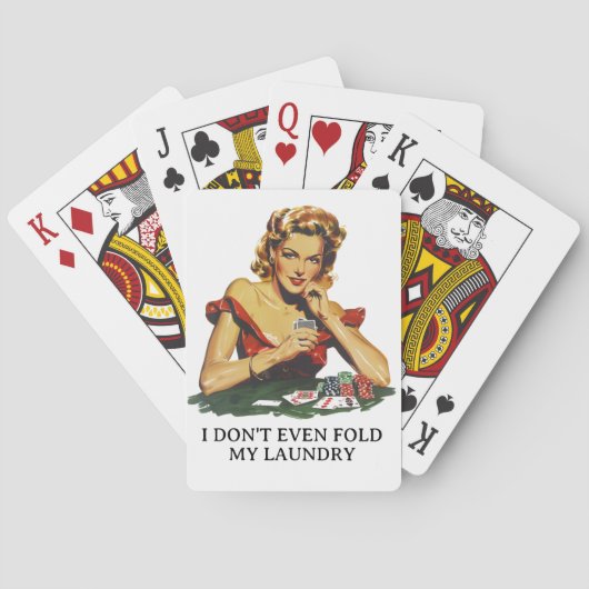 洗濯物おもしろいを折らないでくれ トランプ (裏面)