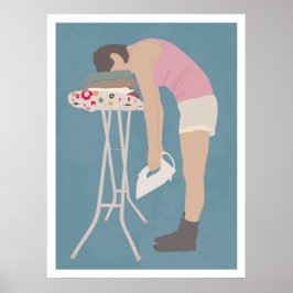 洗濯物つまみ ポスター