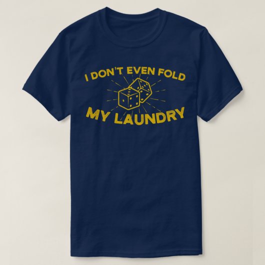 洗濯物も折らない Tシャツ (デザイン正面)