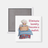 洗濯物を取り除く マグネット (正面/裏面)