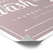 洗濯物を洗って乾いたカスタマイズ印（それ！） ポスター (角)