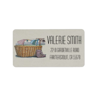 洗濯物を物干し場で洗濯する ラベル