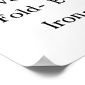 洗濯物一覧 ポスター (角)