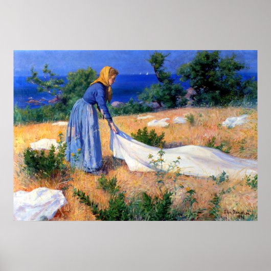 洗濯物乾燥エリンダニエルソン – ガンボギ1896 ポスター (正面)