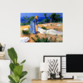 洗濯物乾燥エリンダニエルソン – ガンボギ1896 ポスター (ホームオフィス)