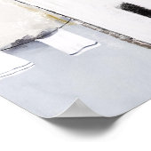 洗濯物付き家 ポスター (角)