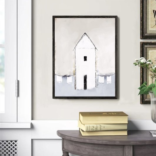 洗濯物付き家 ポスター